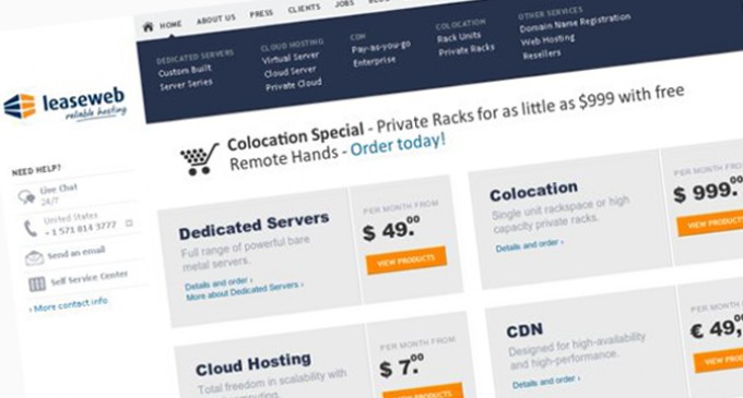 LeaseWeb Launches Flat Fee CloudStack-powered Private Cloud Platform in the U.S
