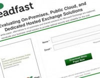 Steadfast.net Releases Whitepaper – “Evaluating On-Premises, Public Cloud & Dedicated Hosted Exchange Solutions – Reevaluating Your Business’ Email”