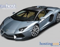 GlowHost Delivers VIP Lamborghini Aventador Shuttle at HostingCon 2014