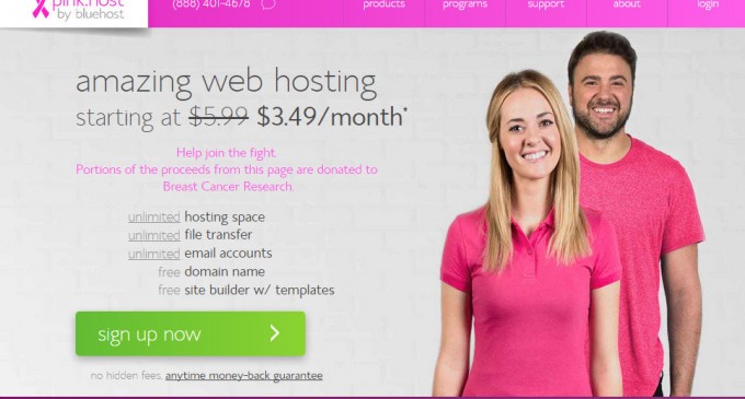 pink.host : Breast Cancer Awareness by Bluehost