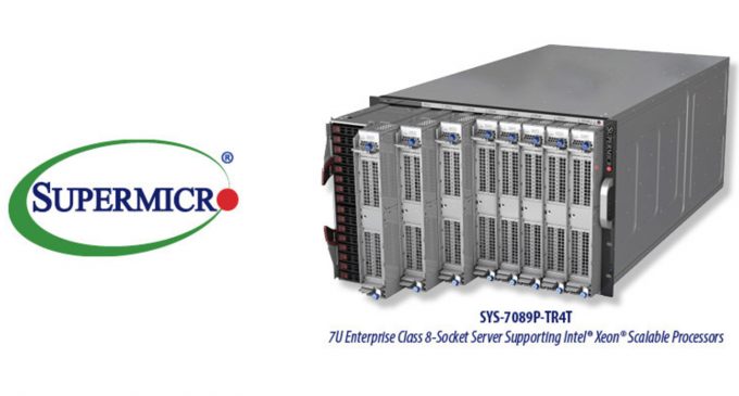Supermicro Launches New Enterprise Class 8-Socket Server for Intel Xeon Scalable Processors